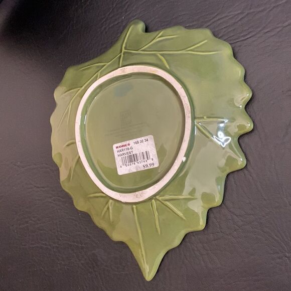 Harvest Kohl’s Sold As Set 3 Yellow Red Green Trinket Appetizer Serving Dishes - Picture 4 of 11